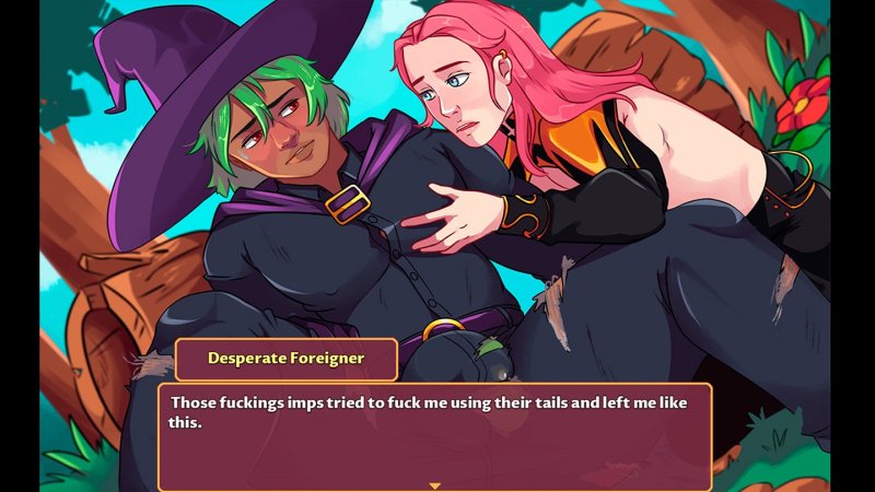 Male romance story dialogue featuring an illustrated couple — Yuki's Tale screenshot.